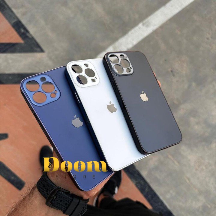Matte iPhone case with a simple look and metallic frame