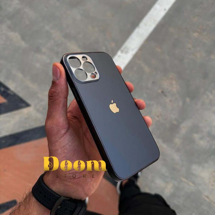 Matte iPhone case with a simple look and metallic frame