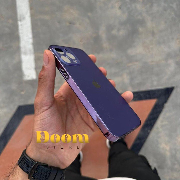Matte iPhone case with a simple look and metallic frame