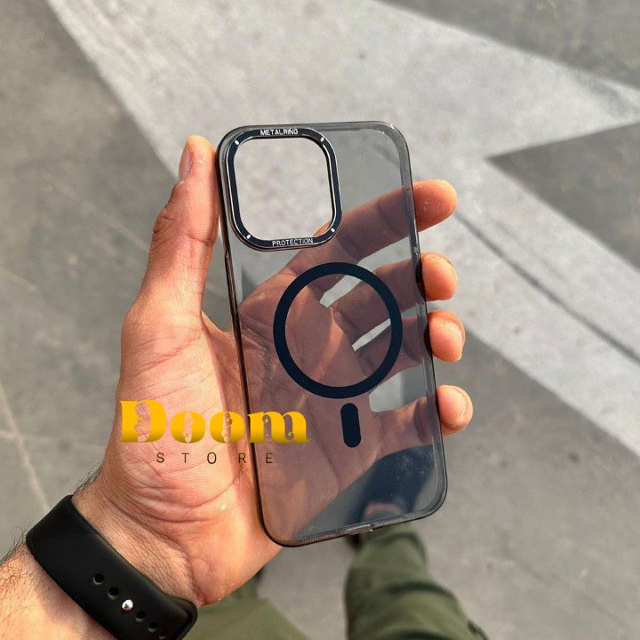 Metalring protection Magsafe coloured case