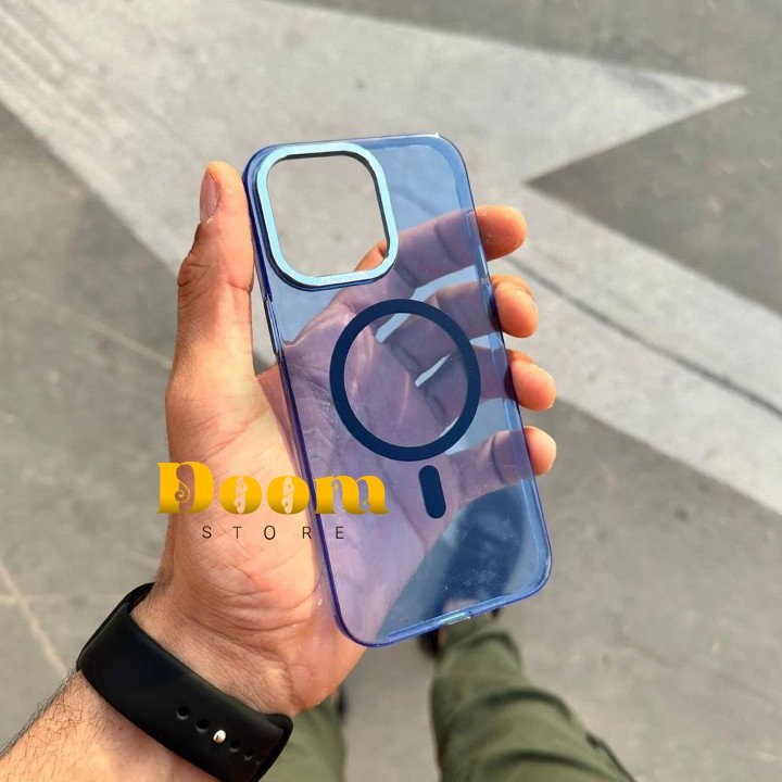 Metalring protection Magsafe coloured case