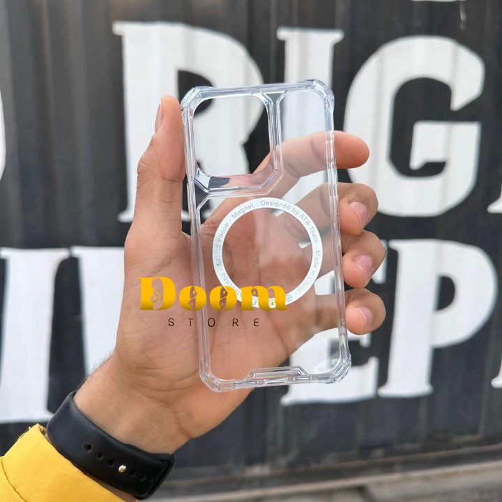 Anti shock magsafe transparent iPhone case