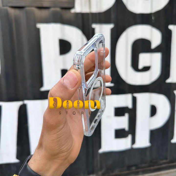 Anti shock magsafe transparent iPhone case