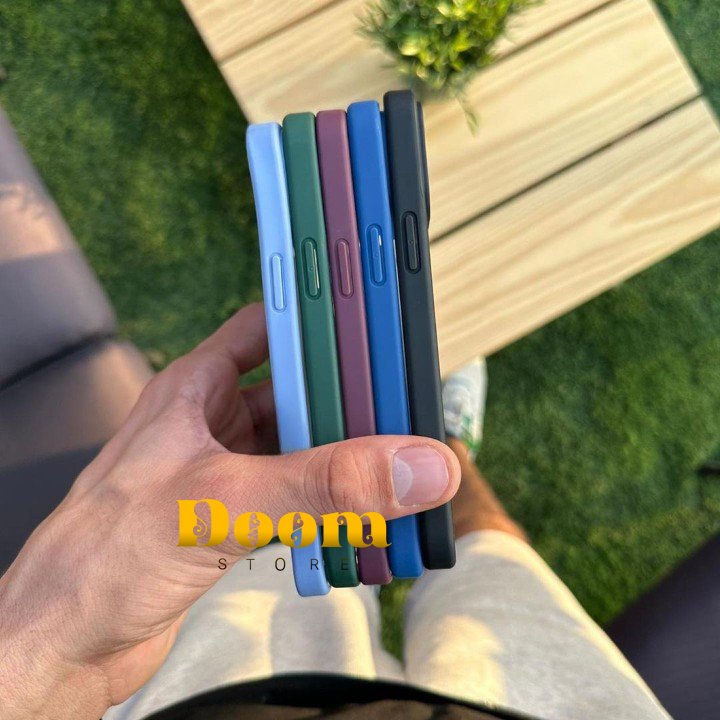 Magsafe transparent case with colored frame