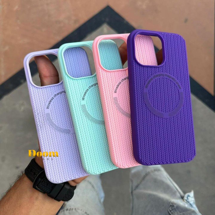 Silicone soft Magsafe case with high protection