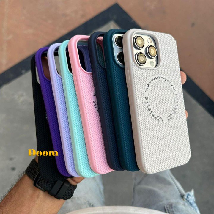 Silicone soft Magsafe case with high protection