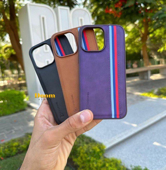 Original HDD Leather case with coloured lines