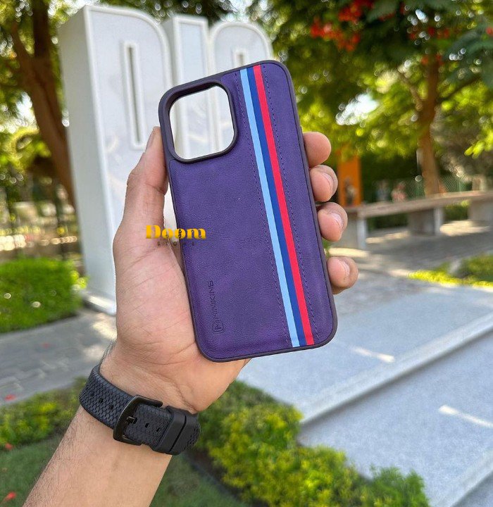 Original HDD Leather case with coloured lines