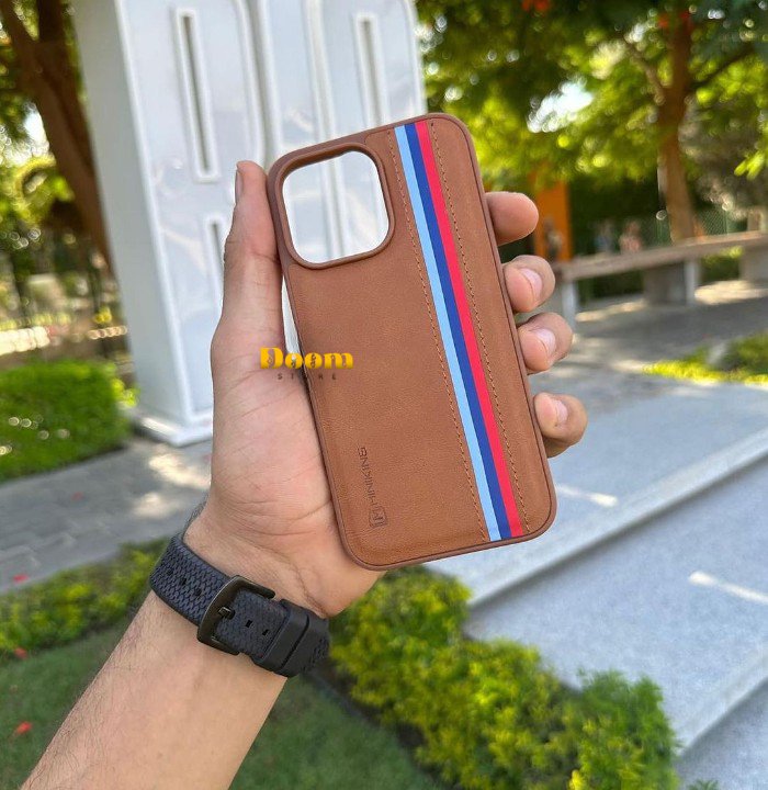 Original HDD Leather case with coloured lines