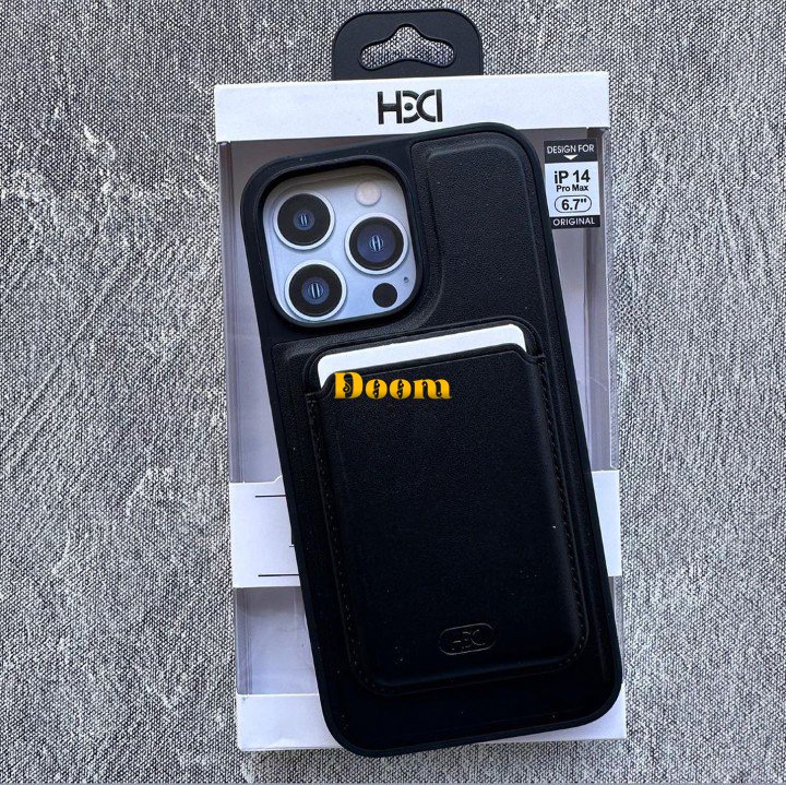 Leather iphone case with card holder wallet Q.V