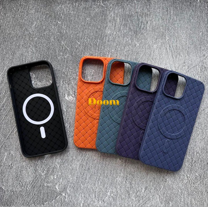 LEATHER MAGSAFE IPHONE CASE WITH HIGH CAMERA FRAKE FOR PROTECTION Available