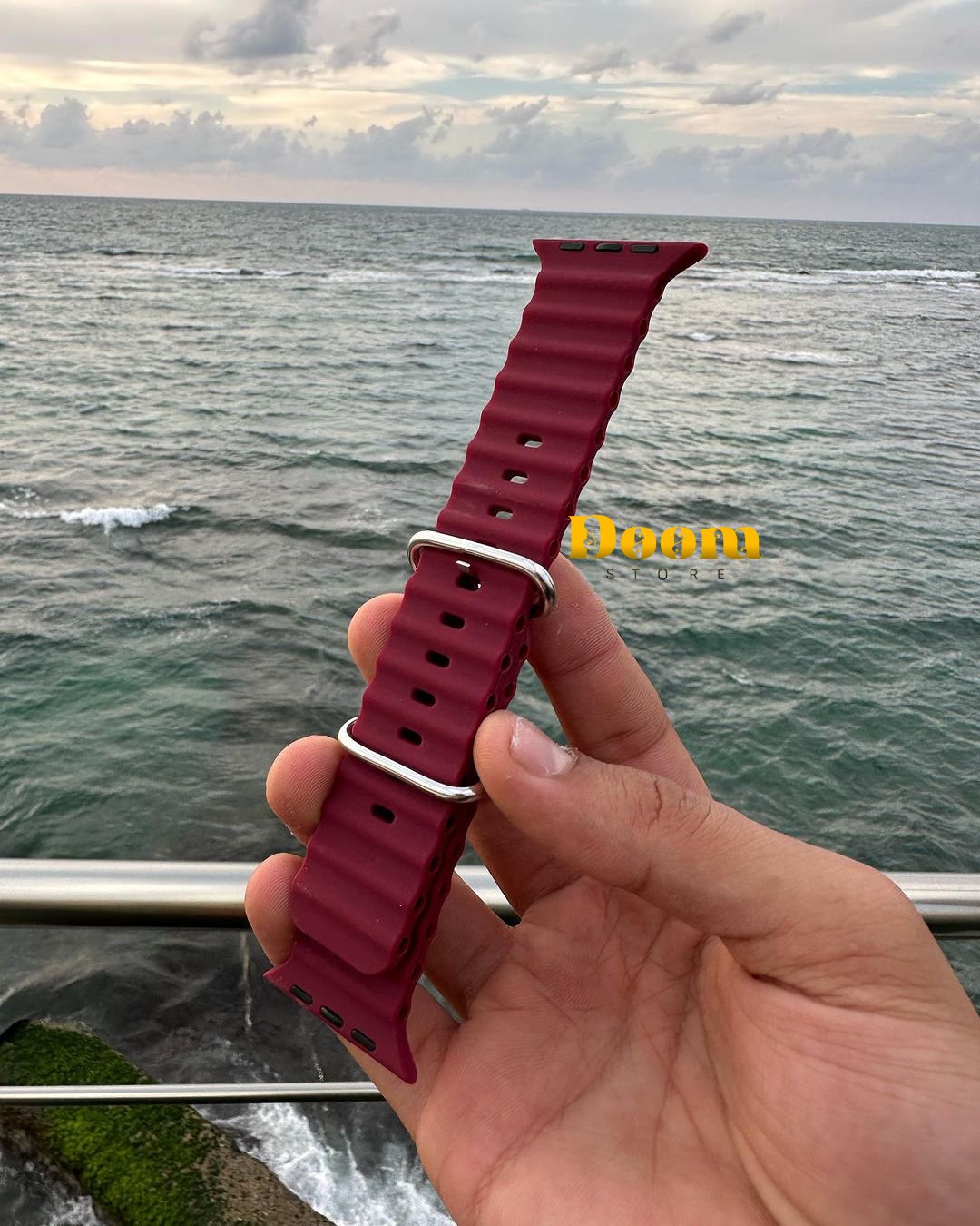 Apple watch Ultra rubber bands in trendy colours