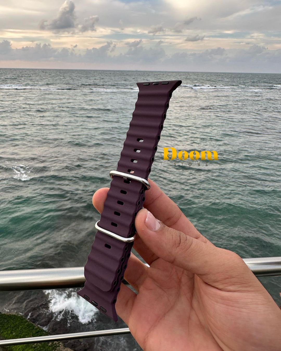 Apple watch Ultra rubber bands in trendy colours