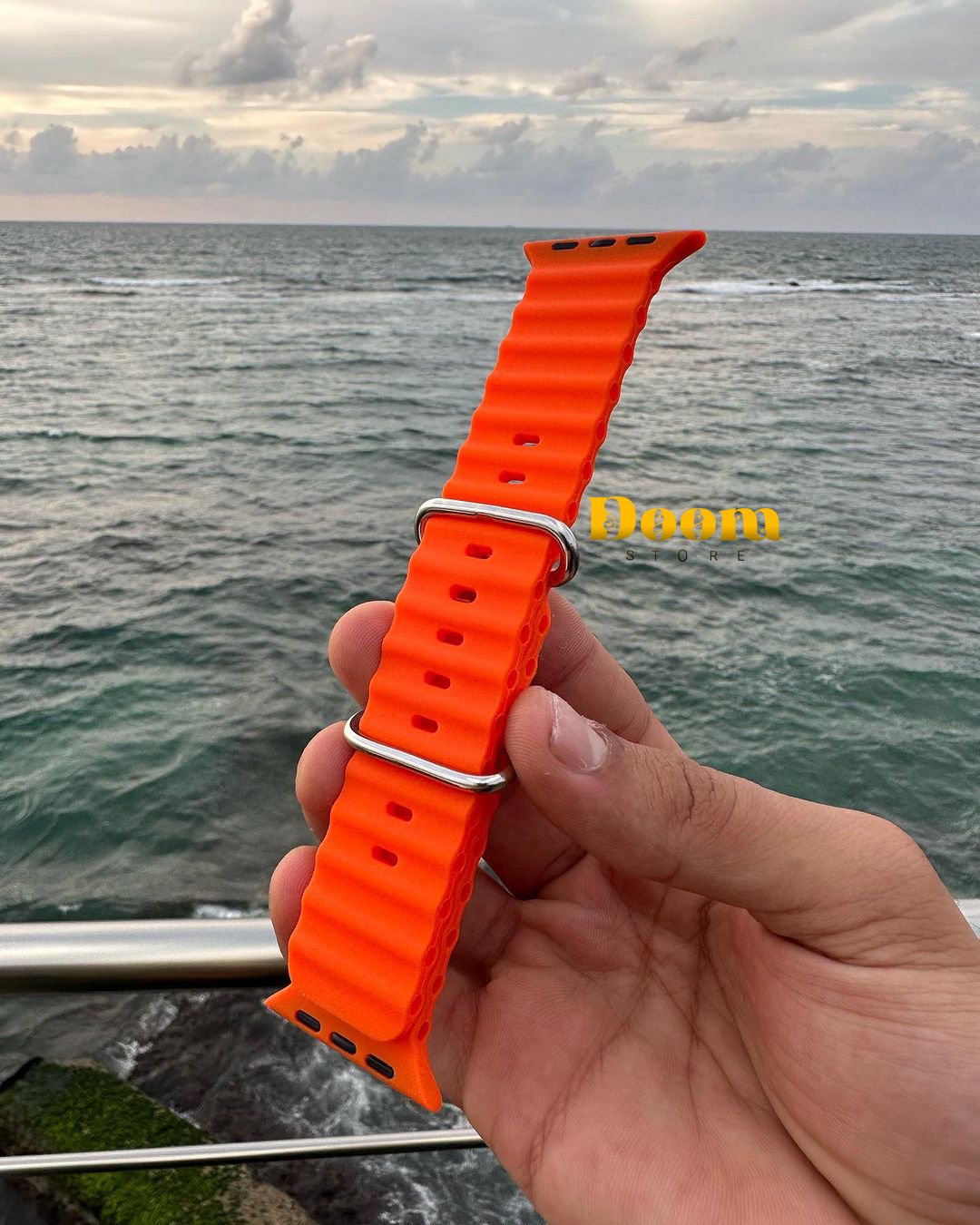 Apple watch Ultra rubber bands in trendy colours