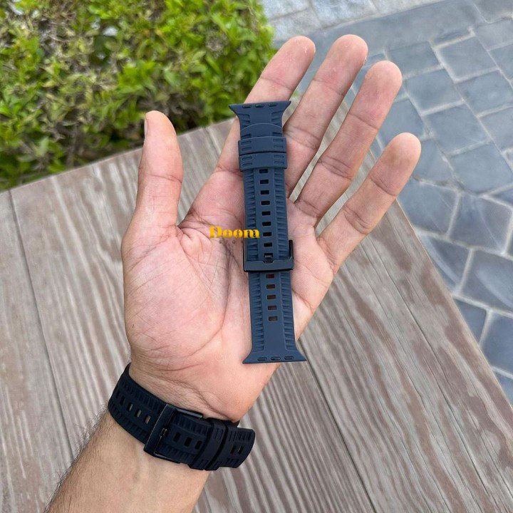 Apple watch silicone strap with a new style