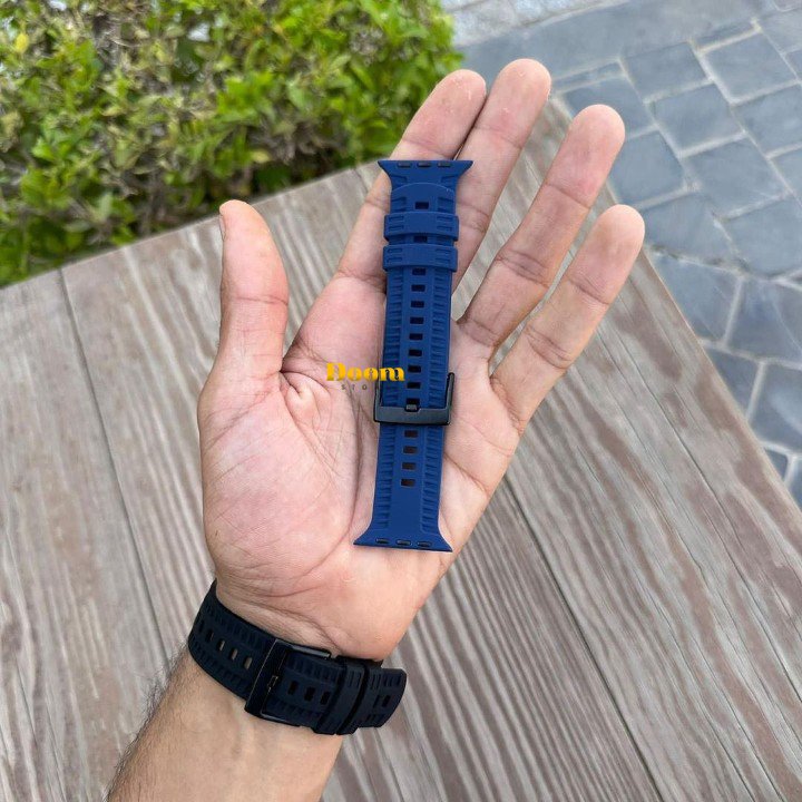 Apple watch silicone strap with a new style